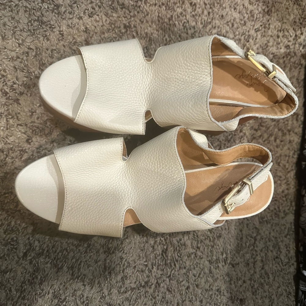 Elegant White Women's Sandals